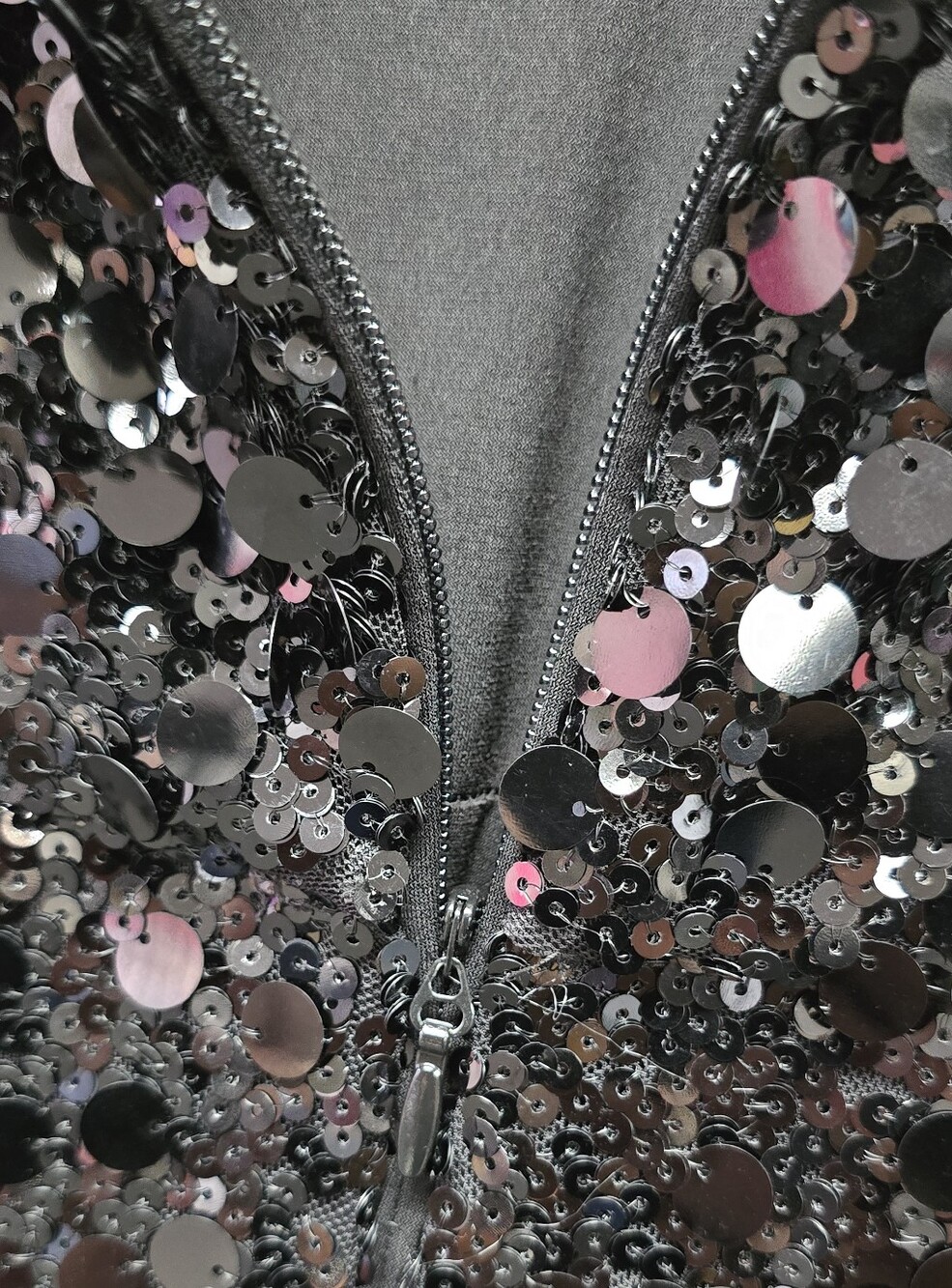 Dress the Population Black Sequin V-Neck Jumpsuit Gown - Picture 14 of 16